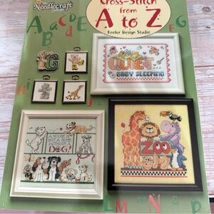 Cross-Stitch from A to Z Book from Kooler Design Studio.  New